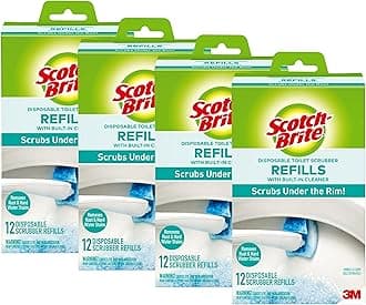 Scotch-Brite Refill, Multicolor, 12 Count(Pack of 4)