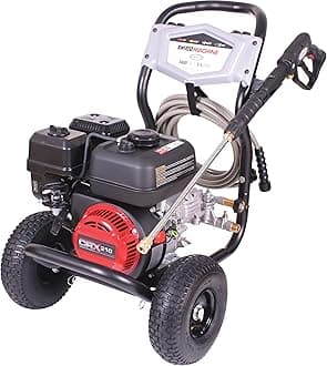 SIMPSONCleaning CM61083 Clean Machine 3400 PSI Gas Pressure Washer, 2.5 GPM, CRX Engine, Includes Spray Gun and Wand, 4 QC Nozzle Tips, 5/16-in. x 25-ft. MorFlex Hose, 49-State