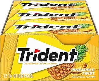 Pineapple Twist Sugar Free Chewing Gum with Xylitol 14 Sticks 39 g