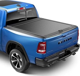 Retractable Hard Tonneau Cover Fits 2009-2026 Dodge Ram 1500 5'7'' Truck Bed (Classic & New Body)| No Fit W/RamBox or Stepside Model/Multi-Function (Split) Tailgate (Ram 1500, 5.7 FT)