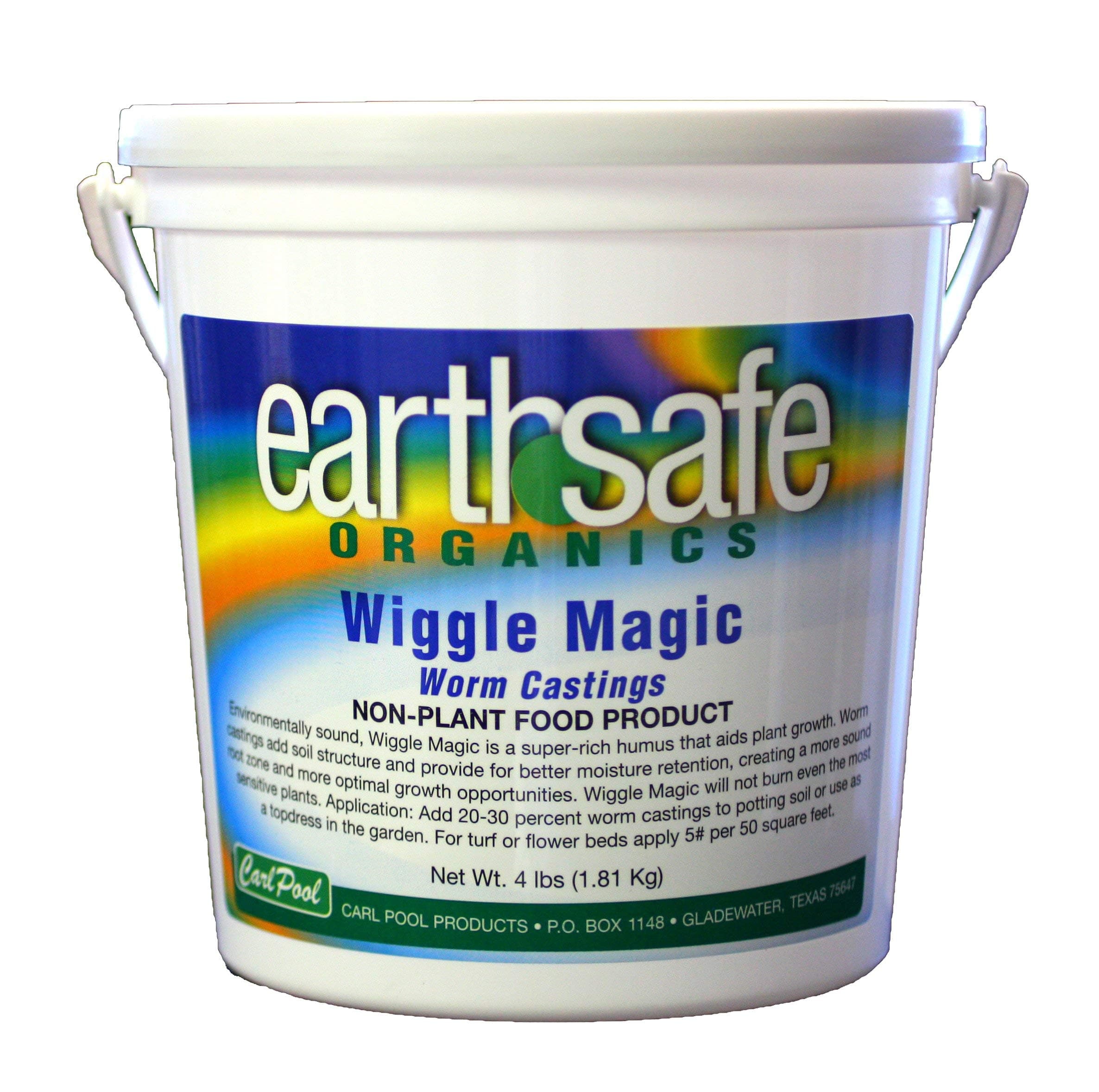 Wiggle Magic Worm Castings 3.5 Lbs - Earth Safe Organics