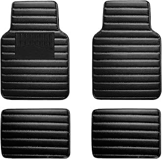 4pcs Custom Leather Car Floor Mats for Jaguar XE 2014-2019, All Weather Waterproof Non-Slip Carpets Liners, Front Rear Row Foot Pads Protection Accessories,B