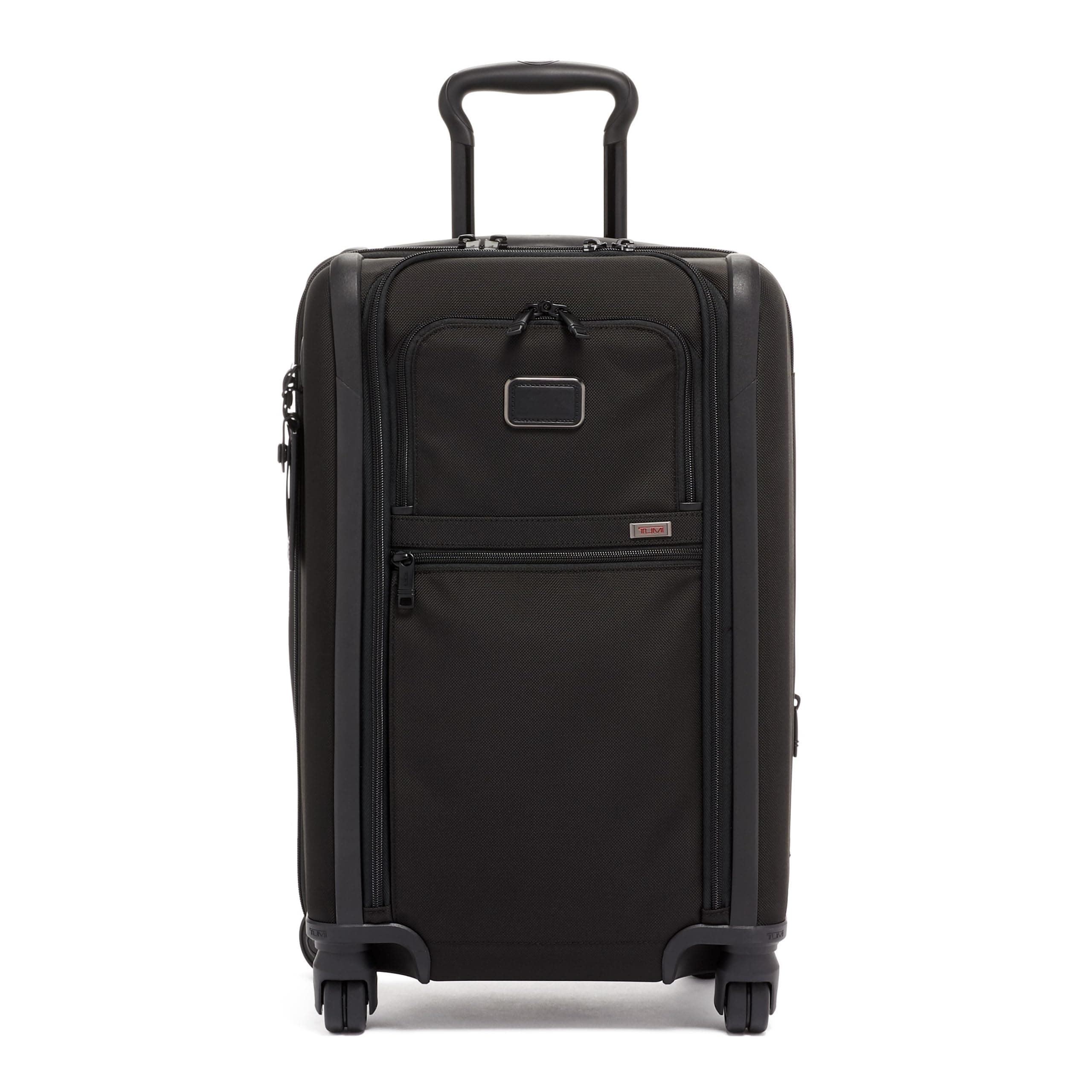 TUMI - Alpha 3 International Dual Access 4 Wheeled Carry-On Luggage - 22 Inch Rolling Suitcase for Men and Women - Black