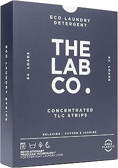 Eco Friendly Ultra Concentrated Non Organic Detergent Strips with Relaxing Cotton & Jasmine Fragrance for Hand and Machine Wash.Holds up to 64 Loads