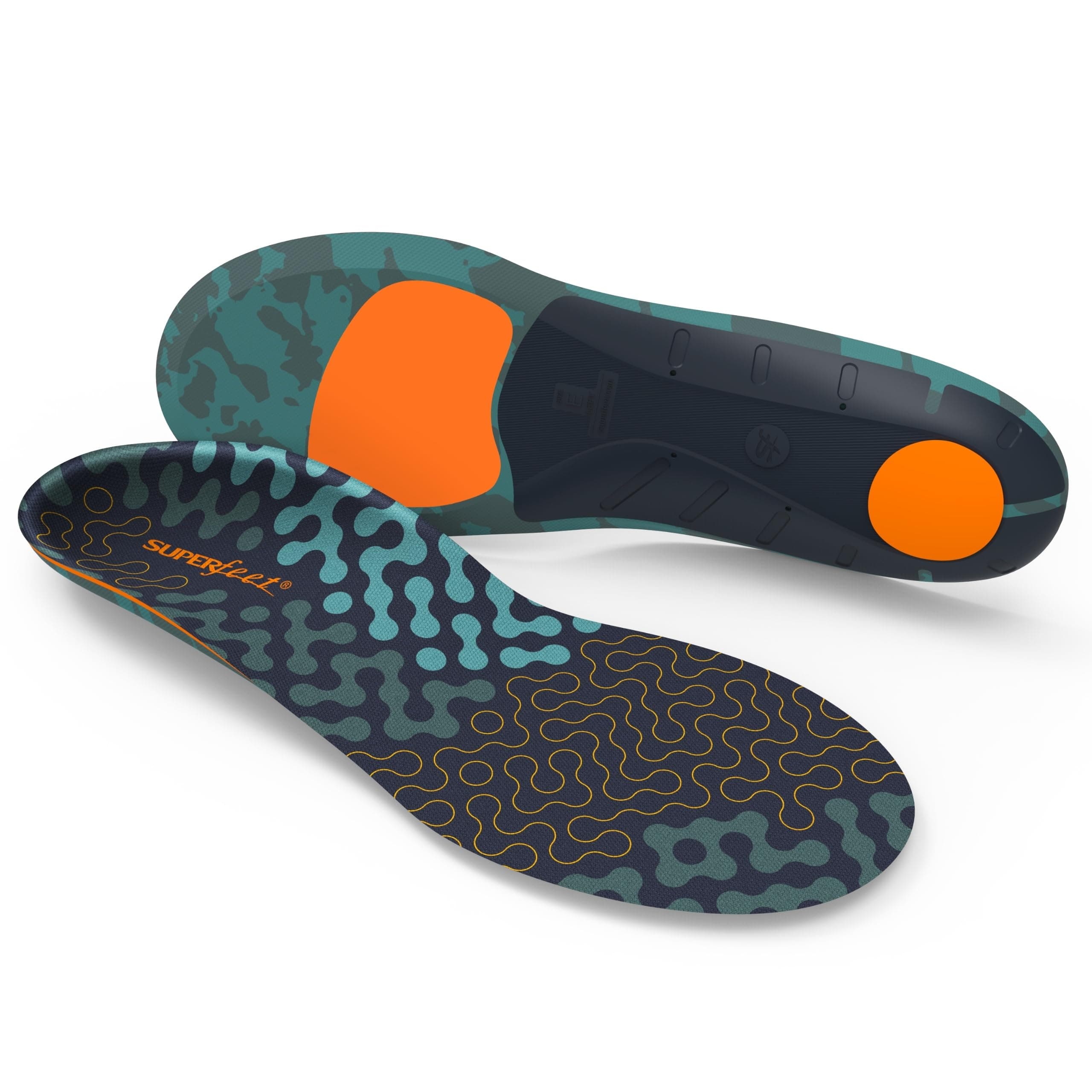 Run Cushion High Arch Insoles for Runners with High Arch Support - 9.5-11 Men / 10.5-12 Women