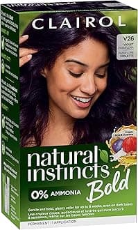 Clairol Natural Instincts Bold Permanent Hair Dye, V26 Violet Passiflora Hair Color, Pack of 1