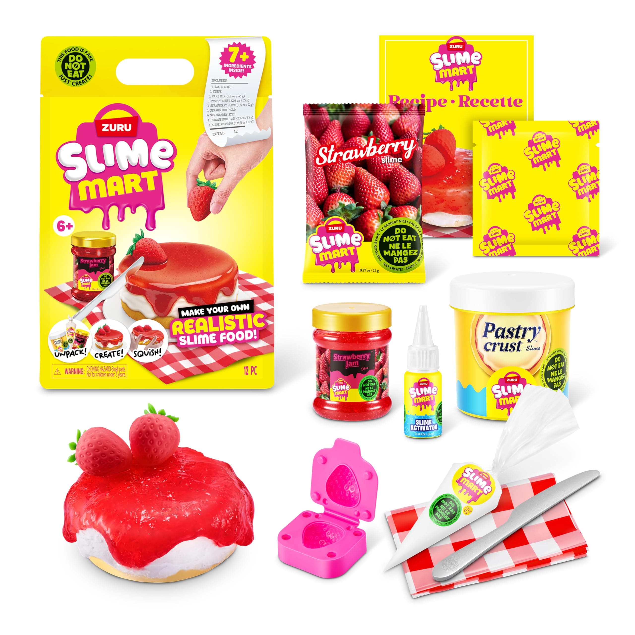 Zuru Slime Mart Slime Strawberry Cheesecake Kit