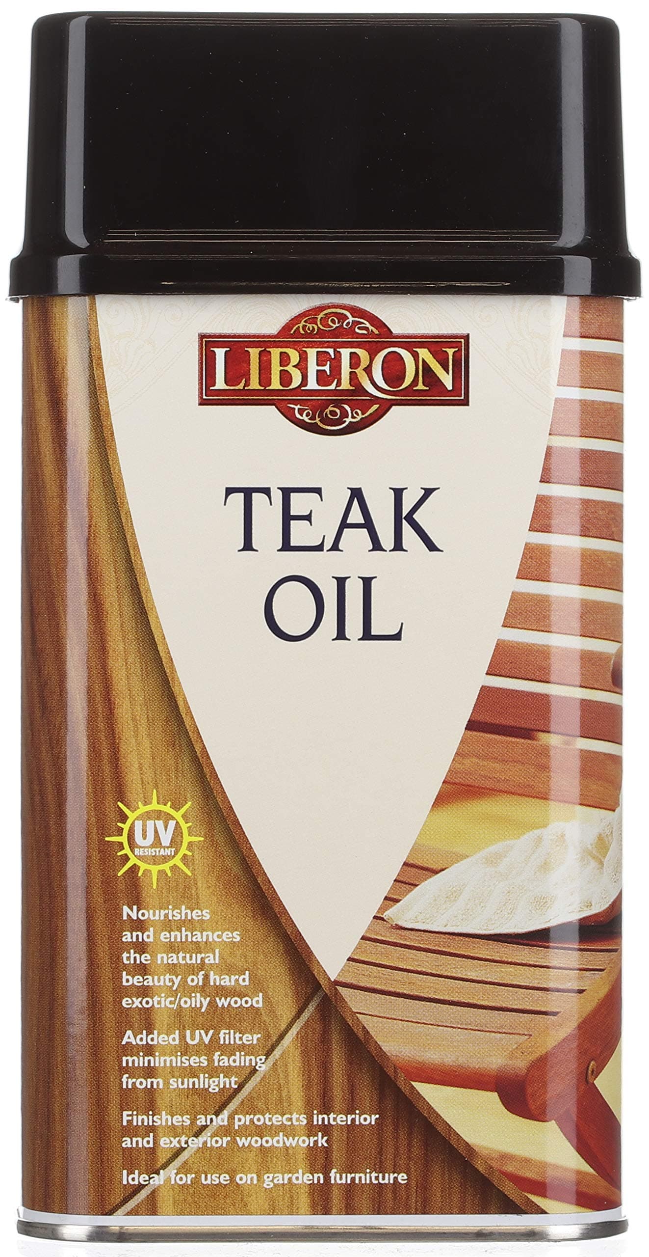 Liberon Teak Oil with UV Filter, 500 ml