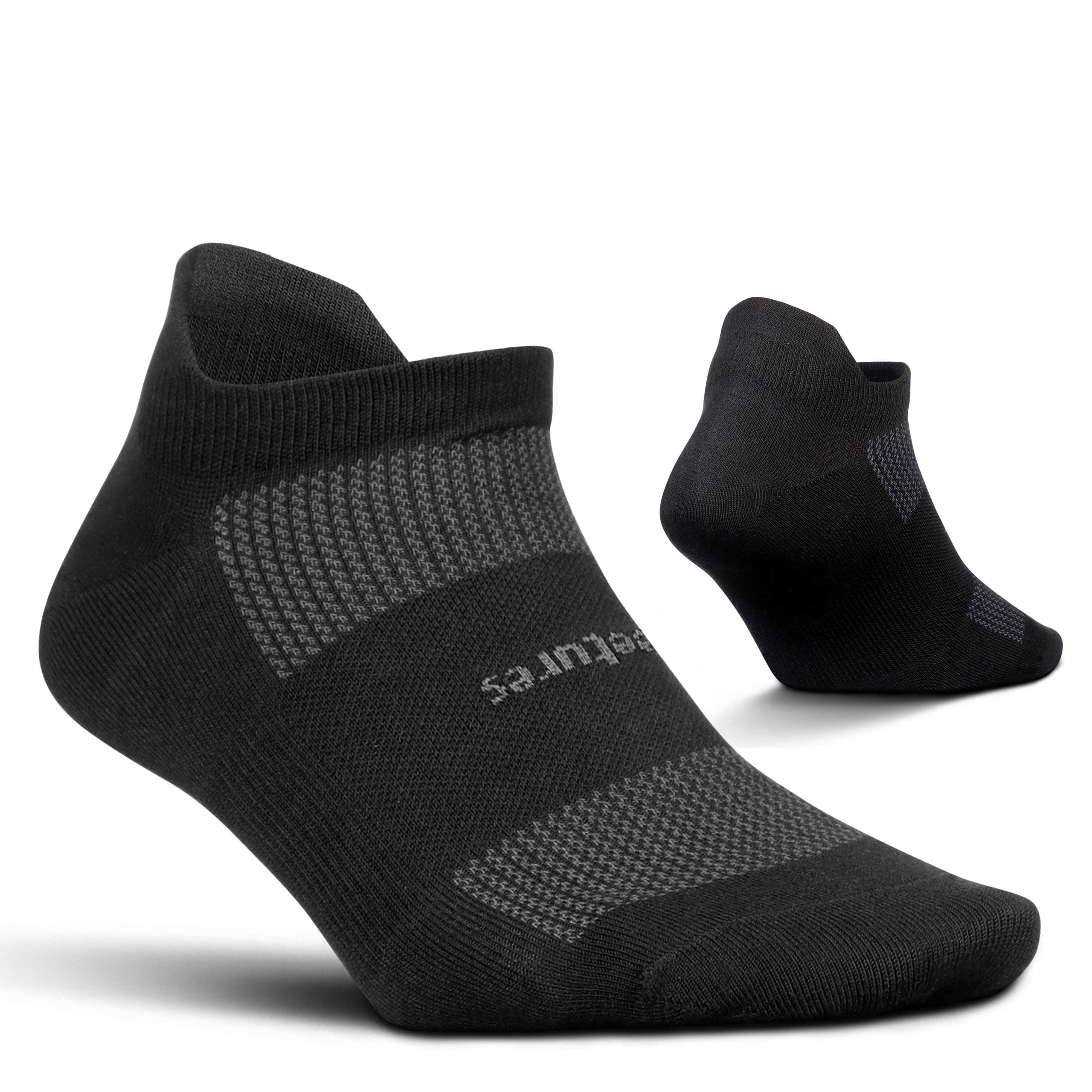 Feetures High Performance Ultra Light Ankle Sock - No Show Socks for Women & Men with Heel Tab (1 Pair)