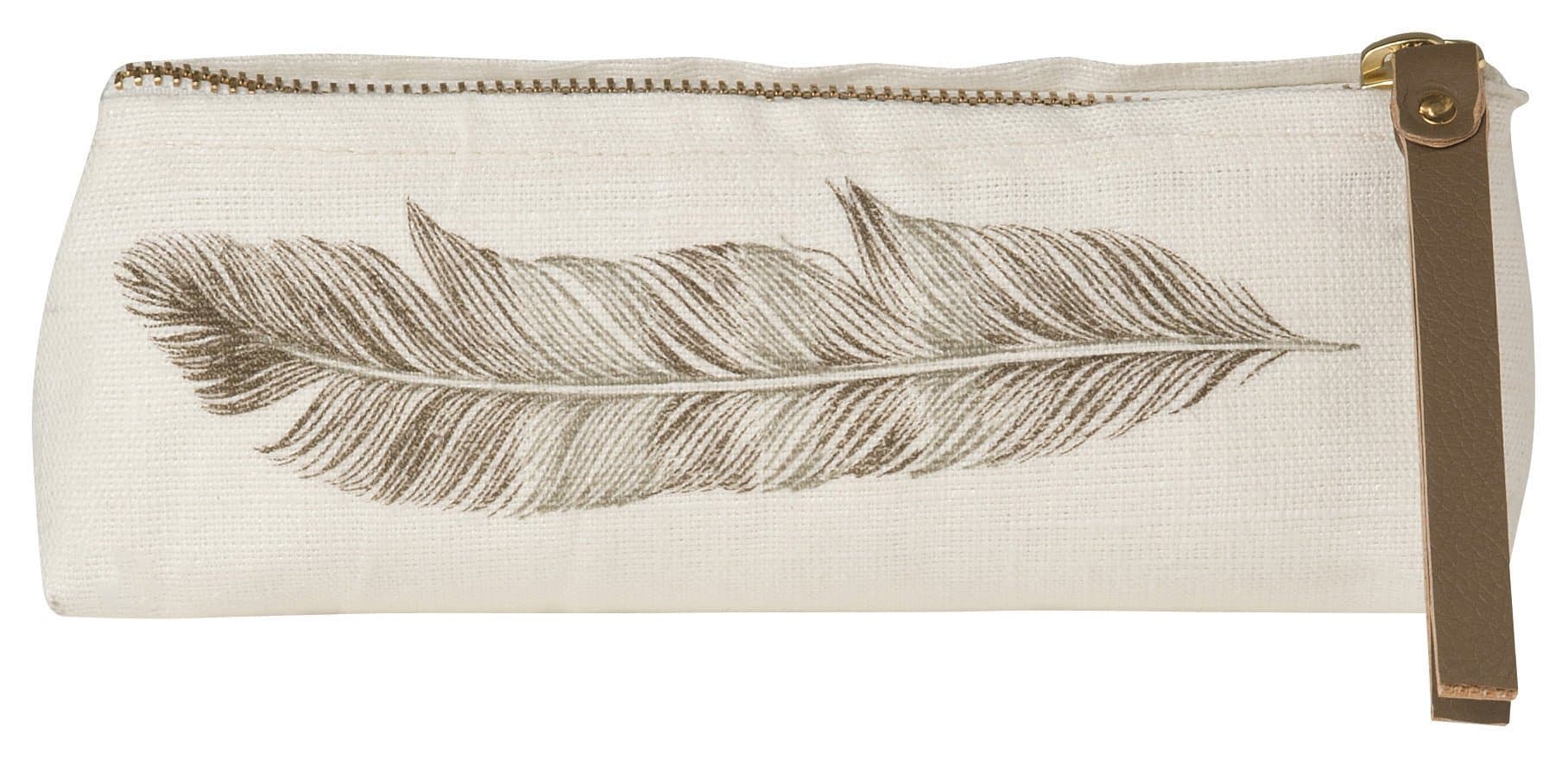 Danica Studio - 100% Linen Cosmetic Bag Pencil Quill - Small