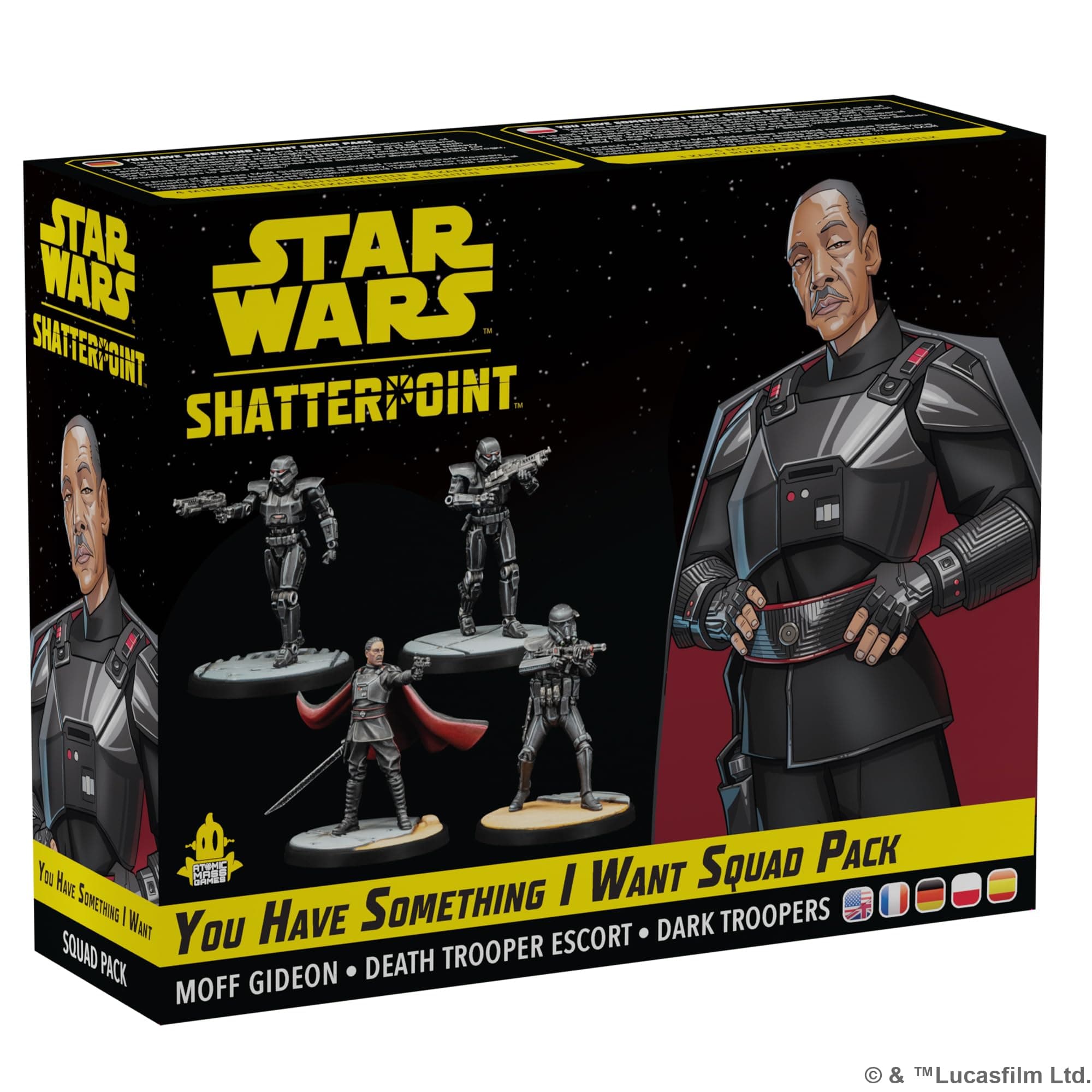 Atomic Mass Games | Star Wars: Shatterpoint: You Have Something I Want (Moff Gideon Squad Pack) | Miniatures Game | Ages 14+ | 2 Players | 90 Minutes Playing Time