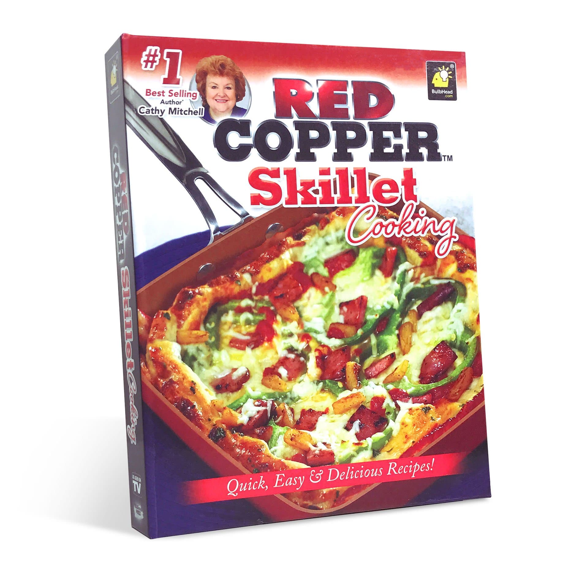 Red Copper Skillet Cookbook by Cathy Mitchell by Bulbhead