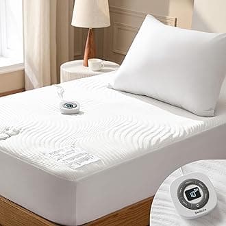 Bedsure Heated Mattress Pad Full - Luxury Soft Electric Bed Warmer with Memory & Preheat Functions, 12-Hour Auto Off & 10 Heat Settings with Single Controller, Fast Heating, Deep Pocket, 54"x75"
