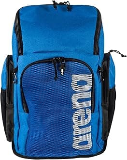 ARENA Team 45L Swimming Athlete Sports Backpack Training Gear Bag for Men and Women, Royal Melange