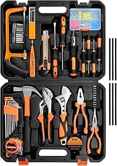 SOLUDE Tool Set,148-Piece Home Repair Tool Kit for Men Women College Students,Household Basic Hand Tool Sets with Case for Home Maintenance & DIY Projects