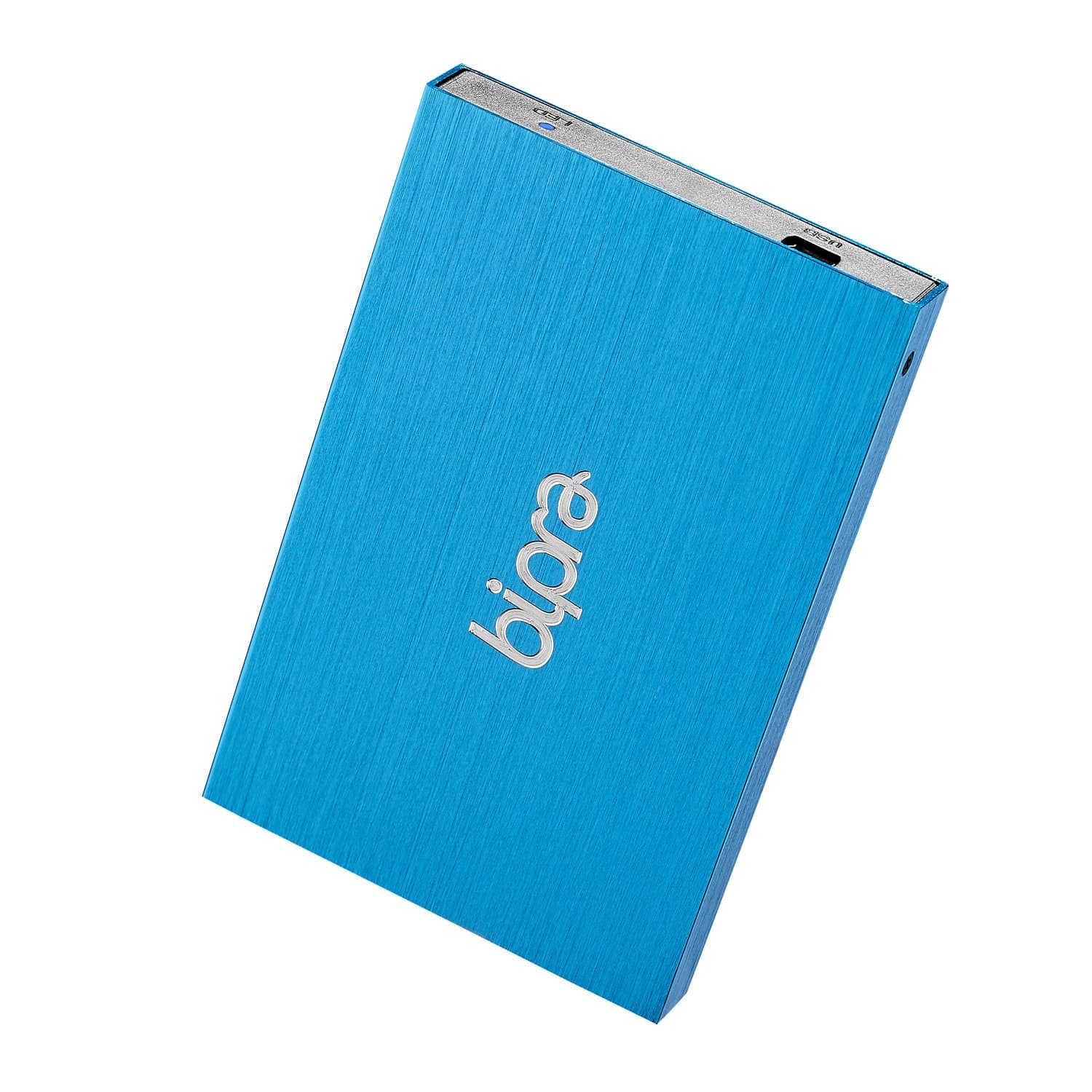BIPRA 320Gb 320 GB 2.5 inch External Hard Drive Portable USB 2.0 - BLUE - FAT32