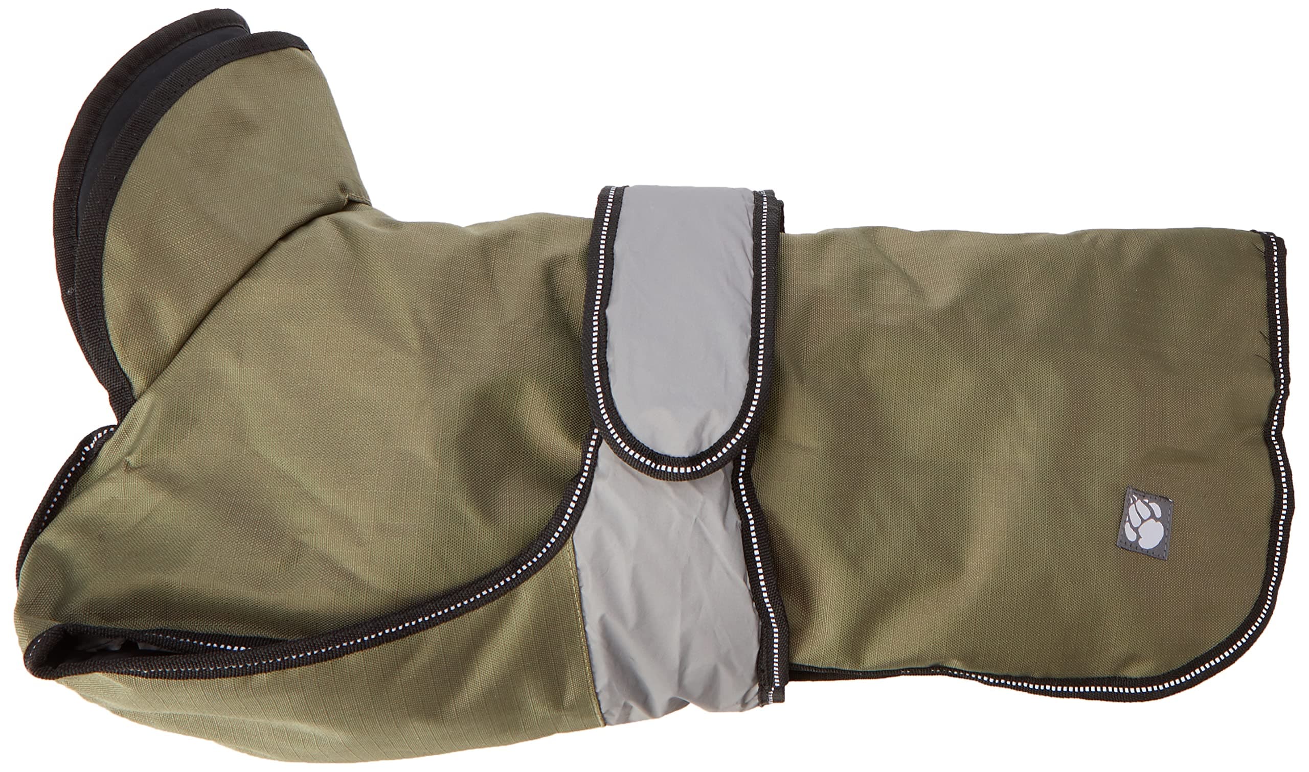 Danish Design2 In 1 Light Reflective Four Seasons Removable Polar Lining Khaki Dog/Puppy Coat 20 Inch 50 cm