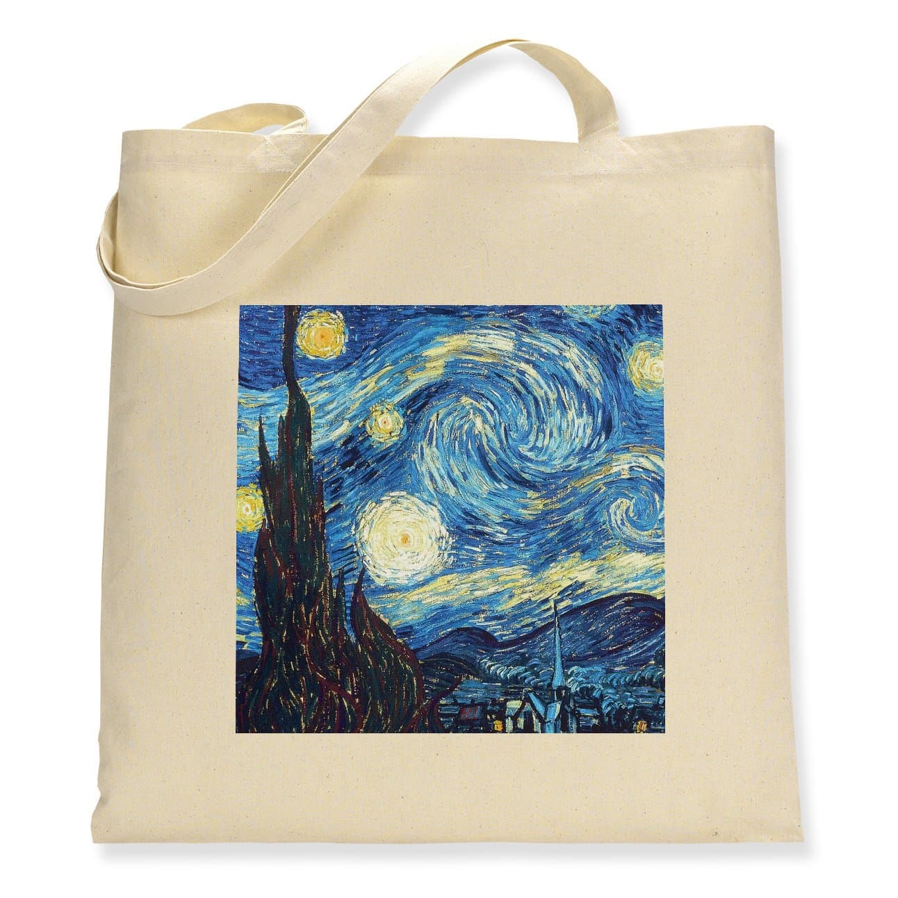Vincent van Gogh's The Starry Night - Canvas Tote Bag