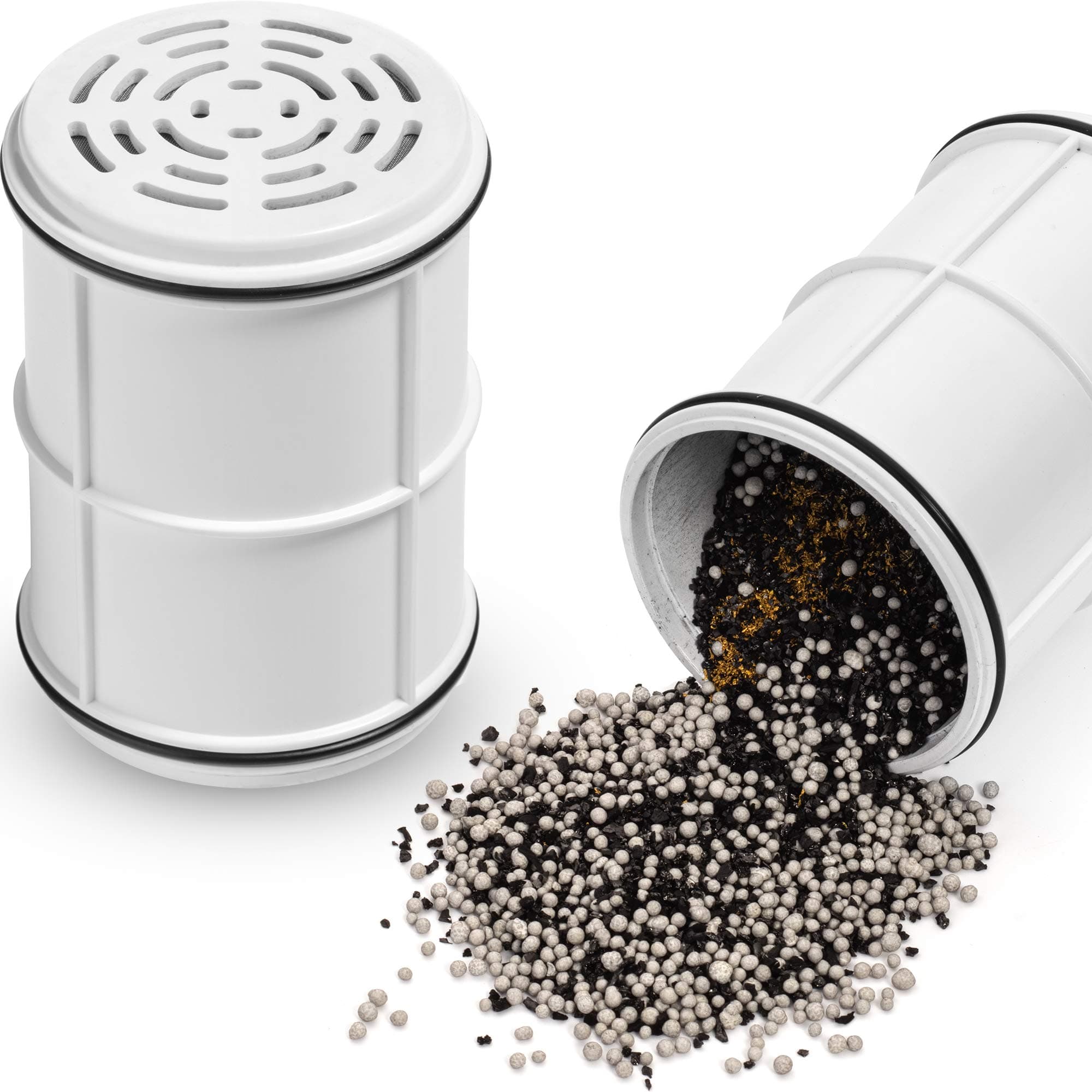 Replacement Cartridge For High Output Shower Filter - Home Showerhead Filters To Remove Chlorine + Hard Minerals - Bath Purifier And Filtered Softener System - Replacement Cartridge