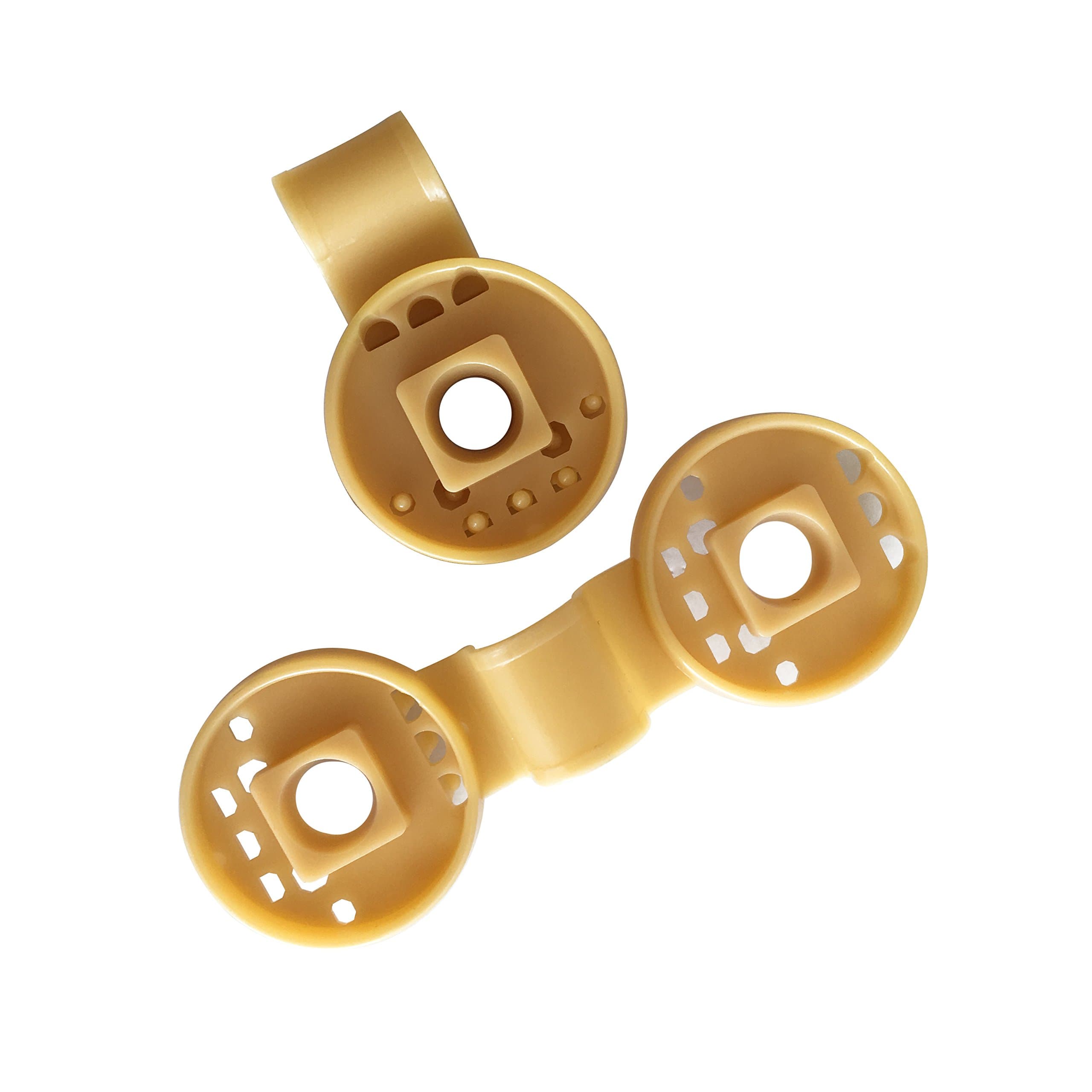 Shatex Shade Cloth Clips UV Resistant Shade Fabric Clips Wheat Shade Fabric Accessories 12 Pack