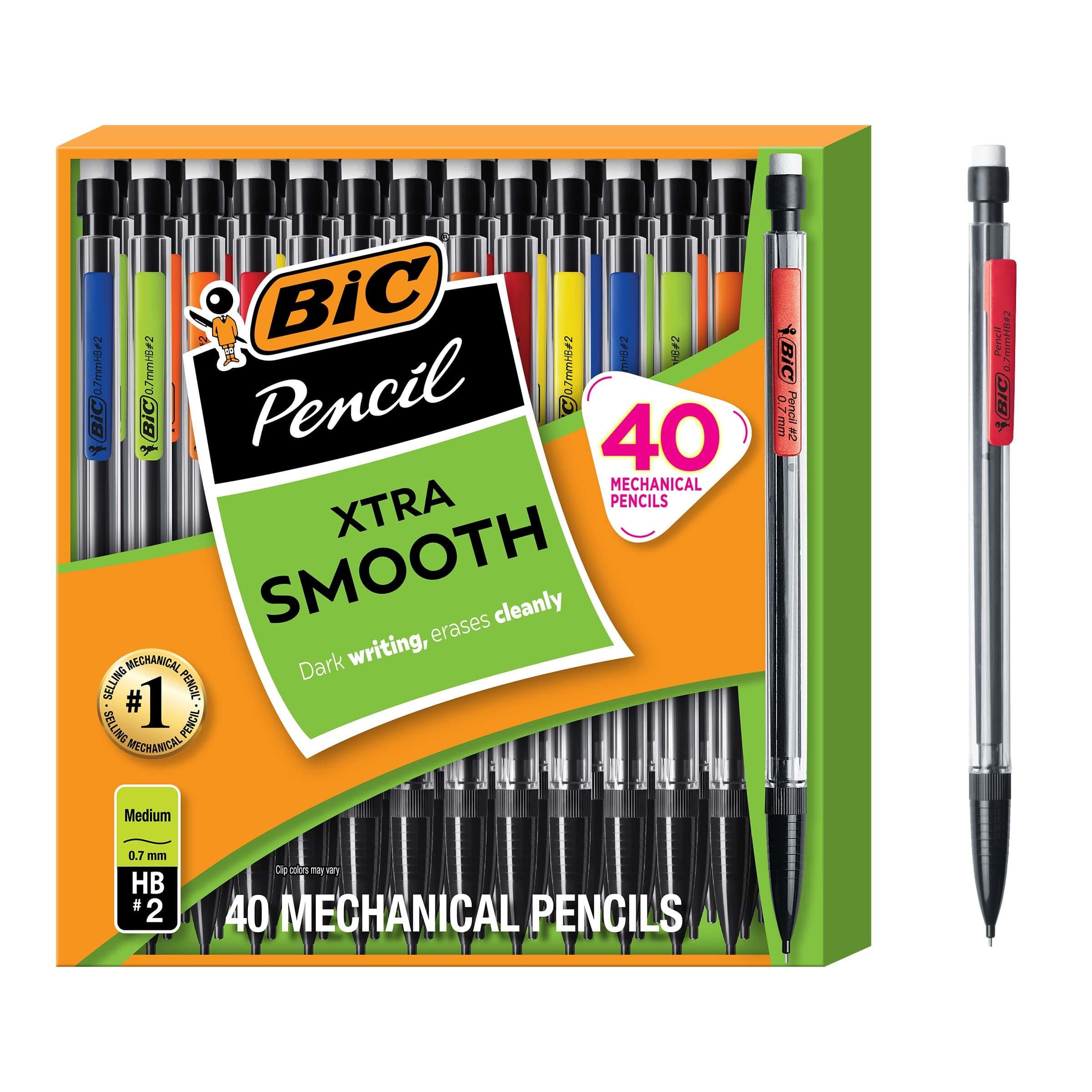 Xtra-Life Mechanical Pencil,0.7 Mm,40-Count,Black