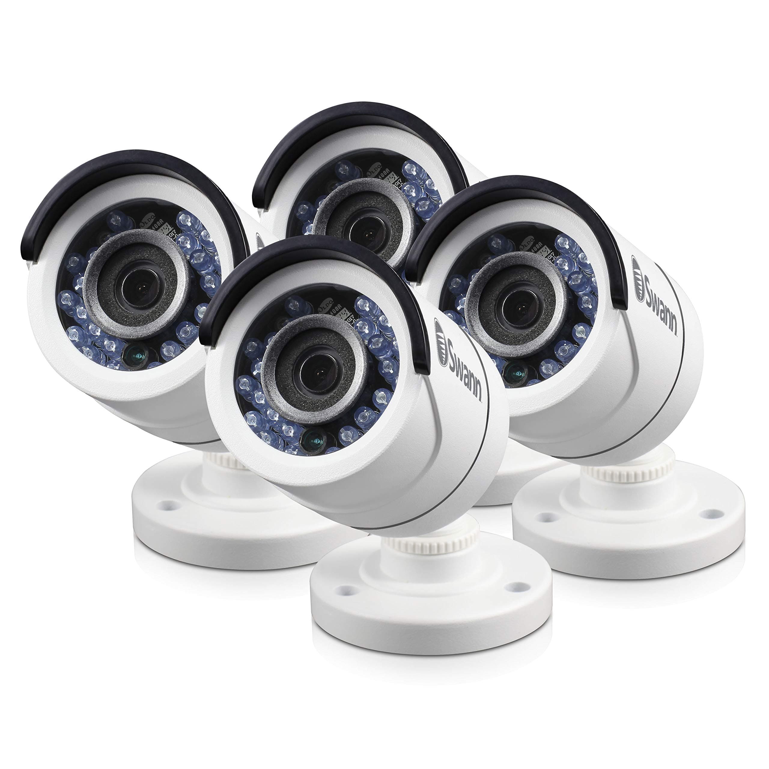 Swann PRO-T857 3 Megapixel HD Bullet Camera 4 Pack Bundle (Plain Box Packaging)
