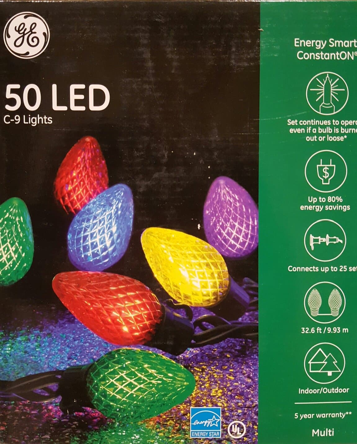 Energy Smart GE 50 LED C-9 Lights