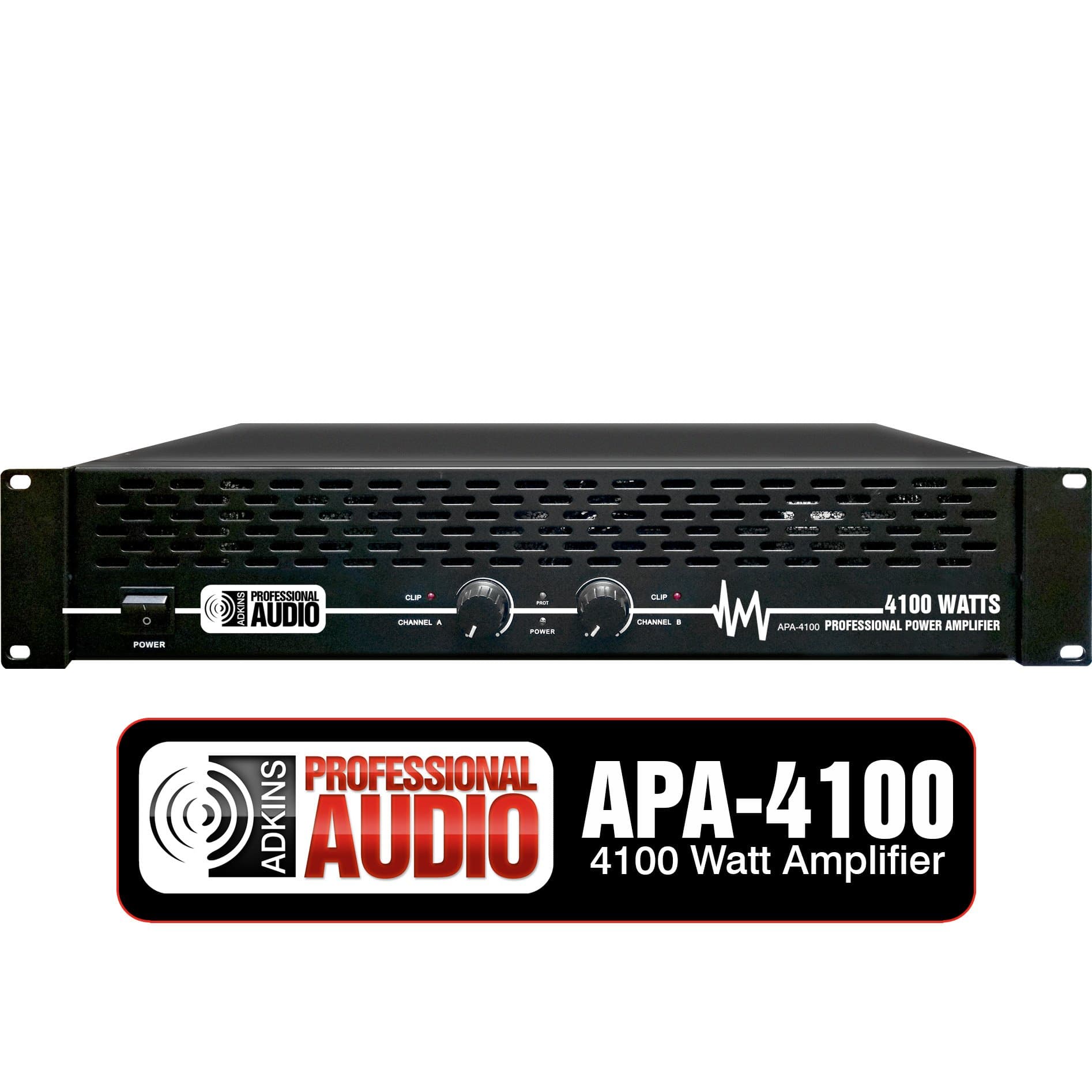 4100 Watt Professional DJ Power Amplifier - Adkins Pro Audio - Quality Audio at Affordable Prices!