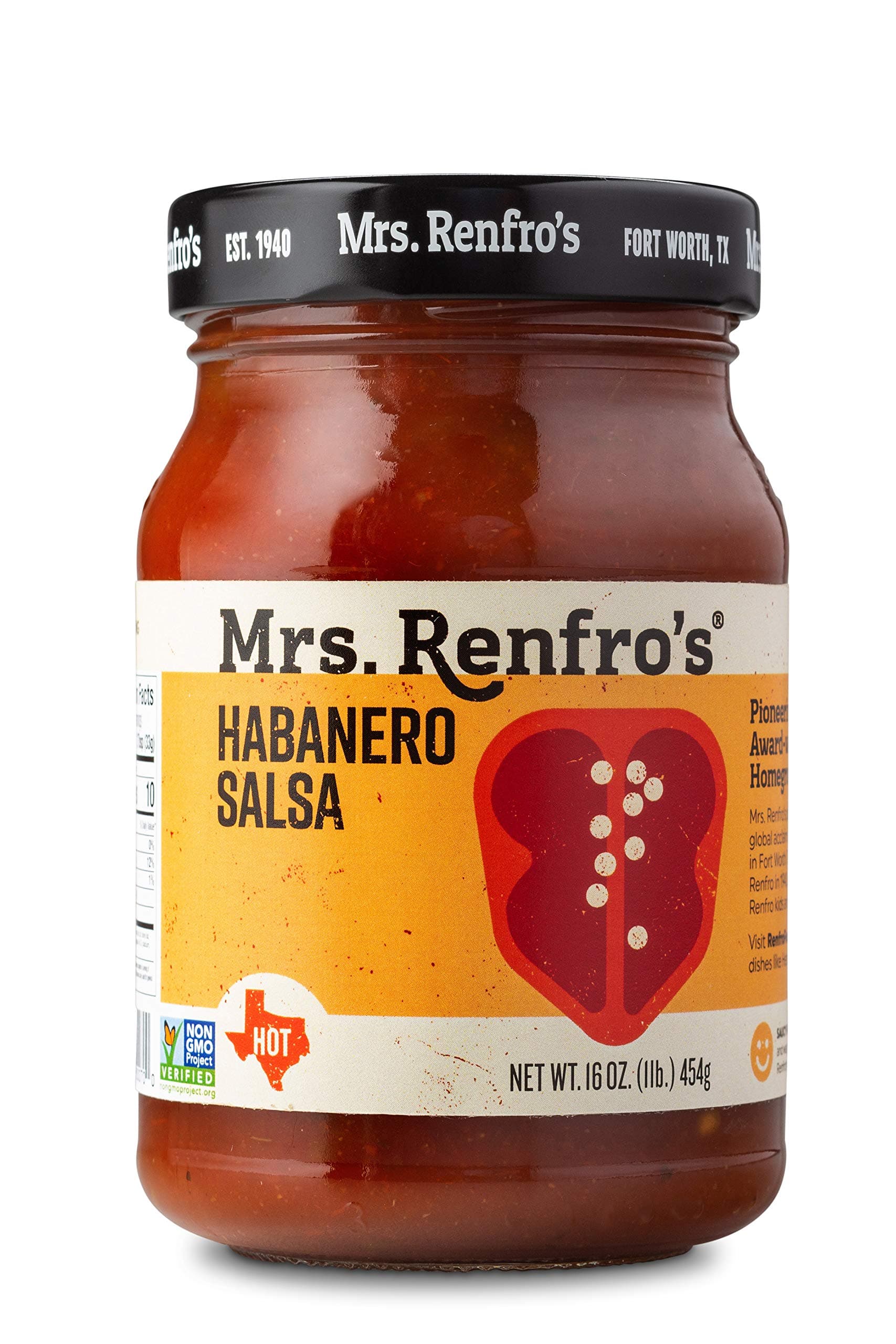 Mrs. Renfro's Habanero Salsa, 16 oz (2 Pack)