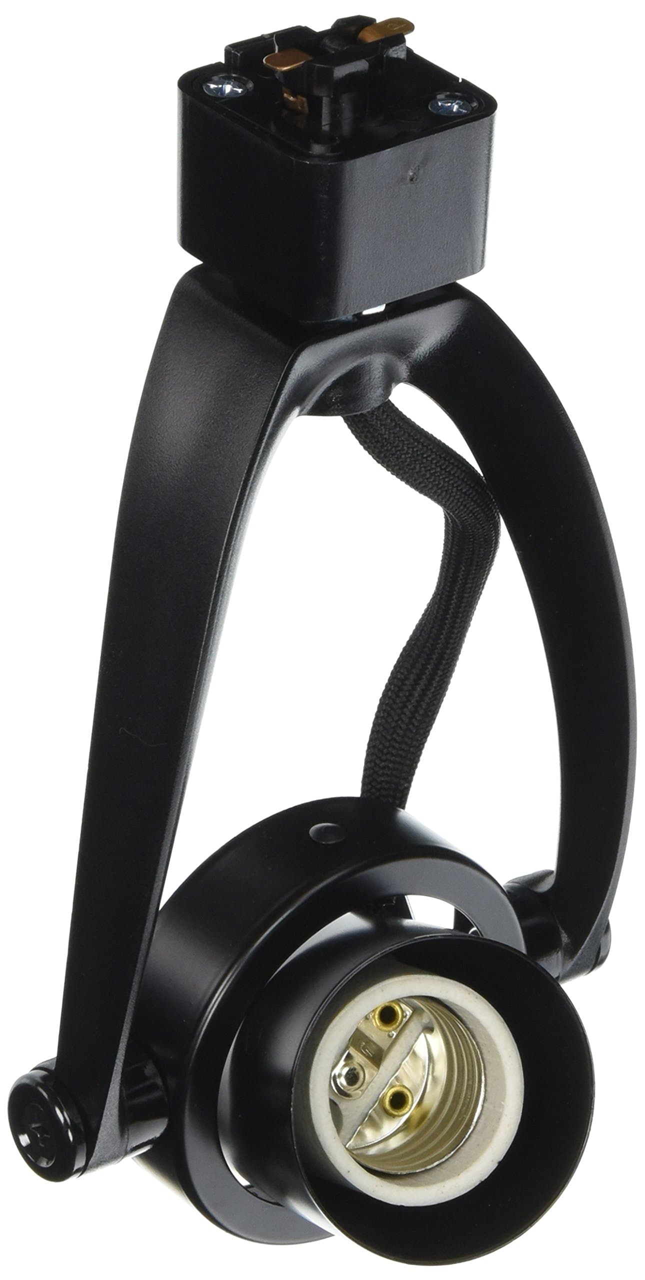 Juno Lighting T482BL Trac-Master Wishbones Line Voltage PAR20 Lamp Holder, Black