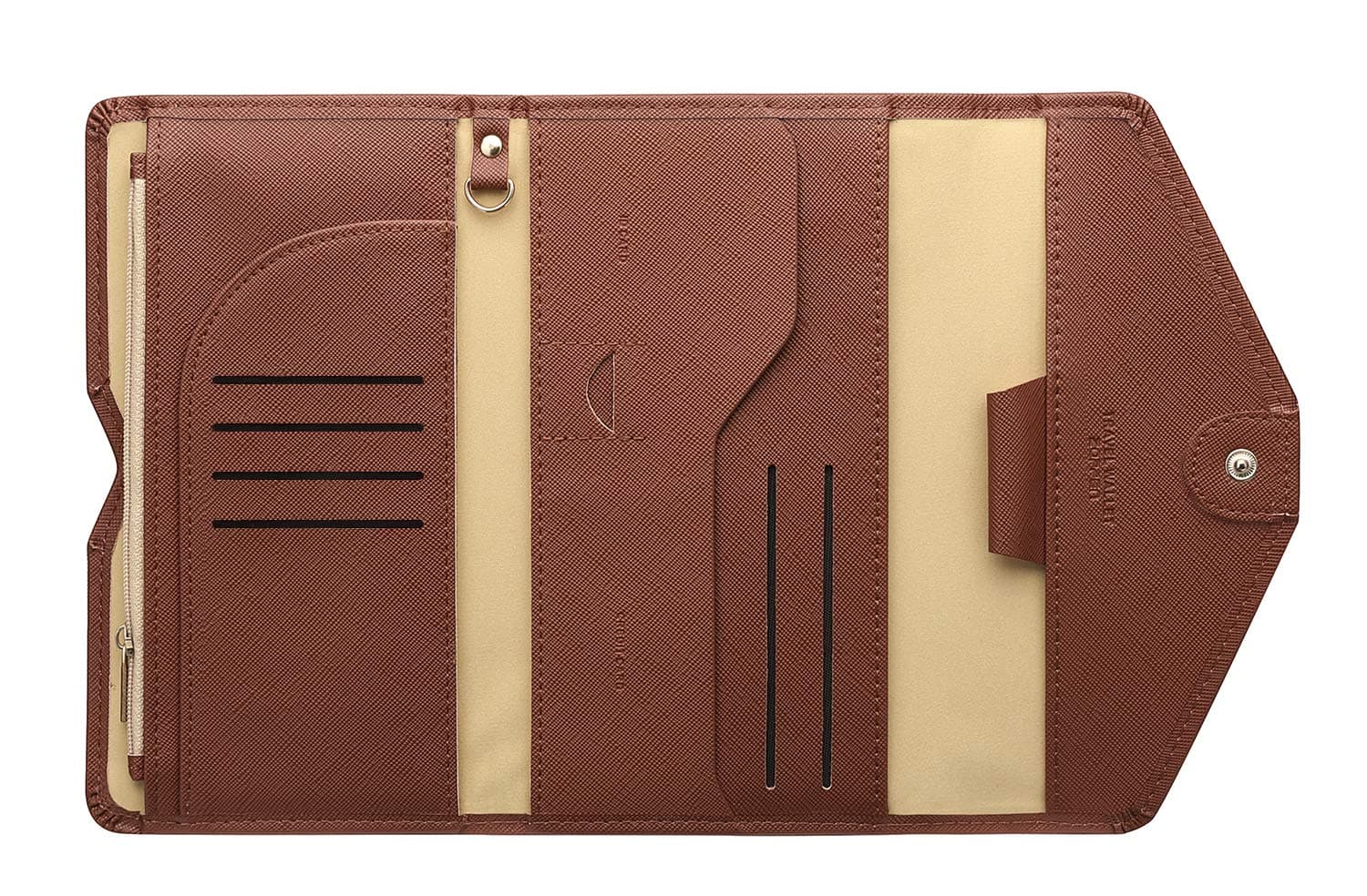 ZOPPEN Mulit-purpose Rfid Blocking Passport Holder Travel Wallet (Ver.4) Passport and Vaccine Card Holder ComboTri-fold Document Organizer Travel Essentials