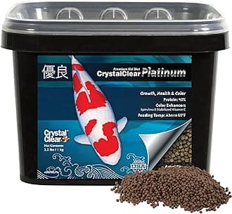Platinum Fish Food, Premium Floating Pellets for Koi & Goldfish – Boost Growth, Color, and Wellness in Backyard Ponds & Water Gardens, 3mm Pellets, 2.2 Pounds
