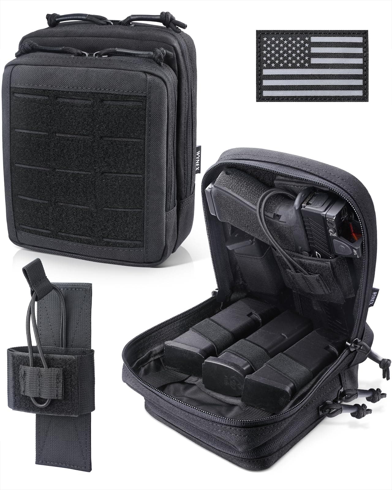 WYNEX Molle Admin Pistol Pouch for Concealed Carry