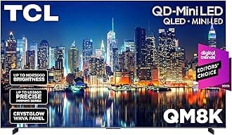 98 Inch Class QM8K Series | Mini LED QLED 4K HDR | 98QM8K, 2025 Model | 120HZ-144HZ Anti Reflective Wide Angle Screen Smart Google TV Dolby Atmos | Voice Remote Alexa Gaming Streaming Television