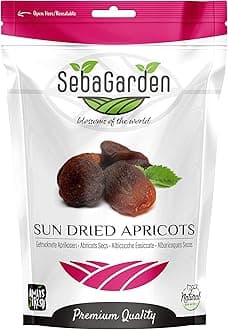 Sun Dried Unsulphured Turkish Apricots in Resalable Bag, 1kg - No preservative, Non GMO