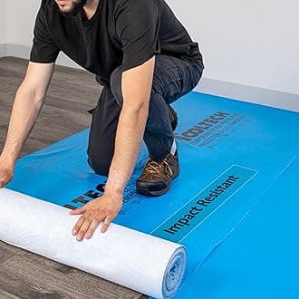 Toolway Floor Mat - 40in X 45ft, Durable, Anti Slip, Reusable, Water-Resistant, Industrial Protection