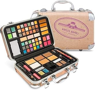 Vokai Makeup Kit Gift Set - 41 Eye Shadows, 7 Body Glitters, 1 Lip Liner Pencil, 1 Lipsticks, 4 Blushs, Eye liner pencil, 5 Concealers, 2 Lip Gloss, 5 Bronzers, Mirror