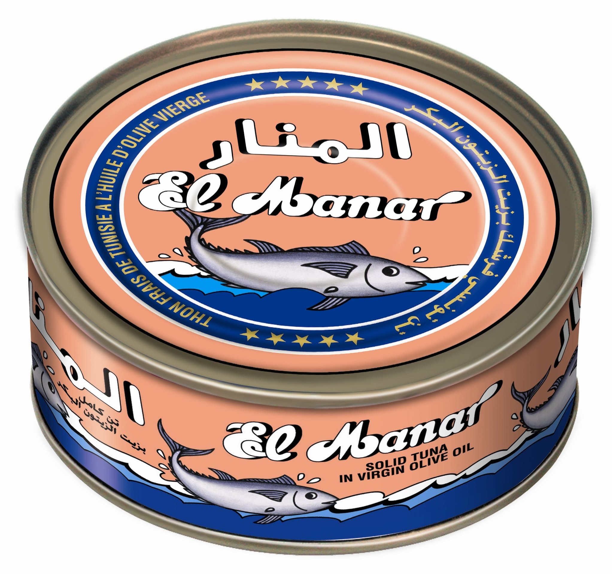 Solid Light Tuna in Virgin Olive Oil- 1 Kg Canned Tuna (2-Pack)