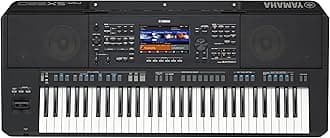 61 Keys Arranger Keyboard With Premium Sound, Live Control Knobs And Included Content PSRSX920, Black