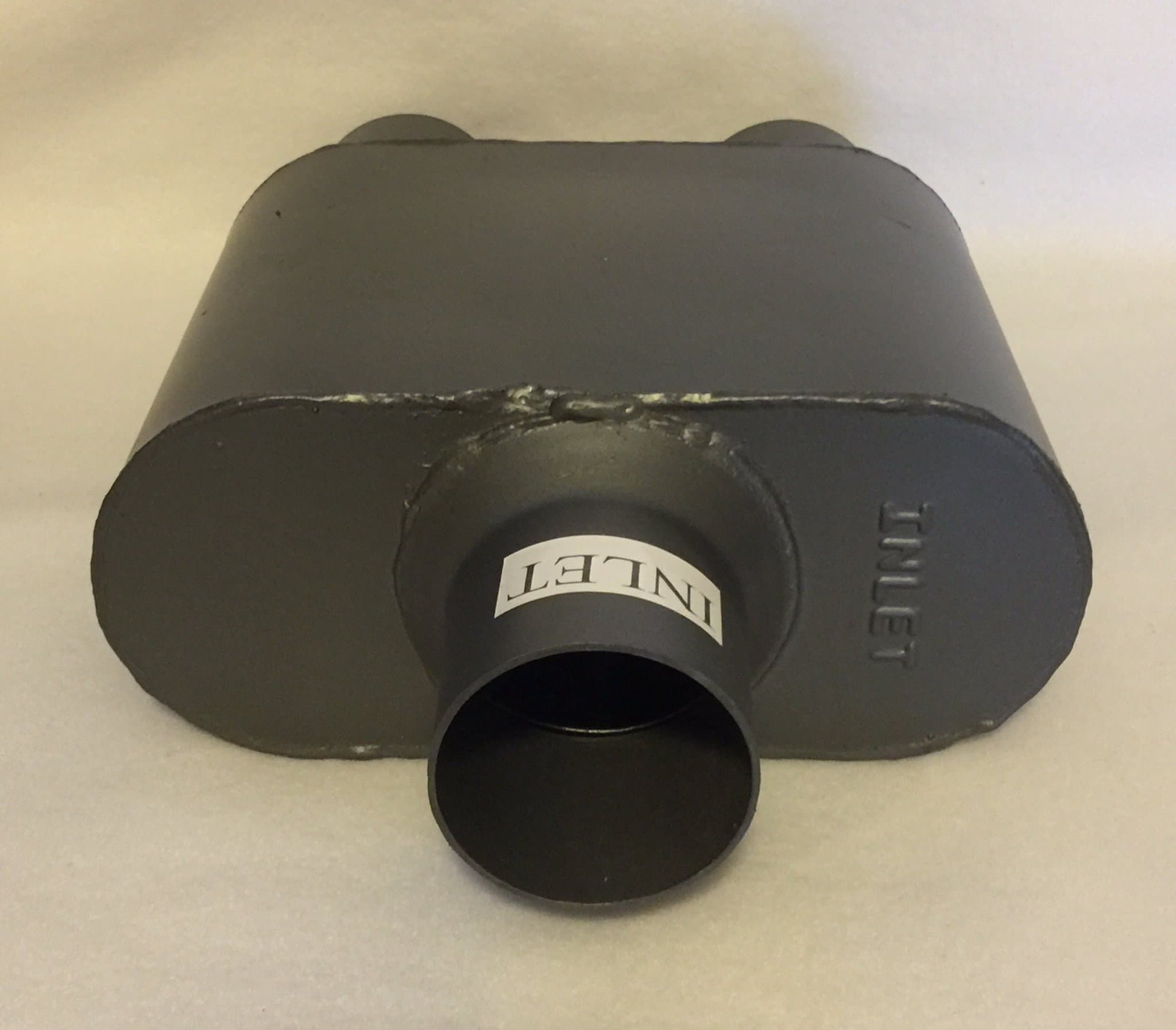 2.5" SINGLE IN/DUAL OUT FLOWSOUND 10 SERIES TRUCK MUFFLER - SINGLE