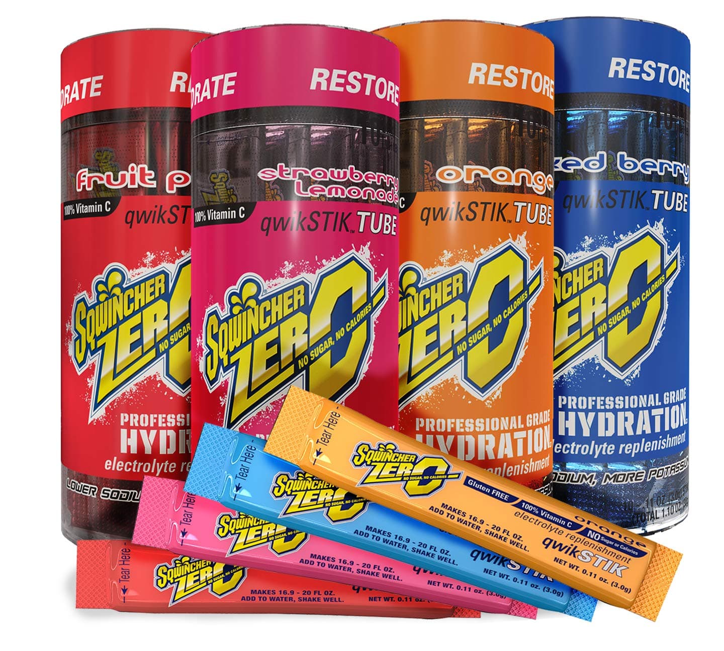 Qwik Stik 10 Count Tubes Variety Bundle -1 Tube Each