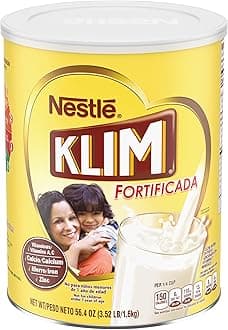 Nestlé KLIM Fortificada Dry Whole Milk Powder 56.4 oz. Canister