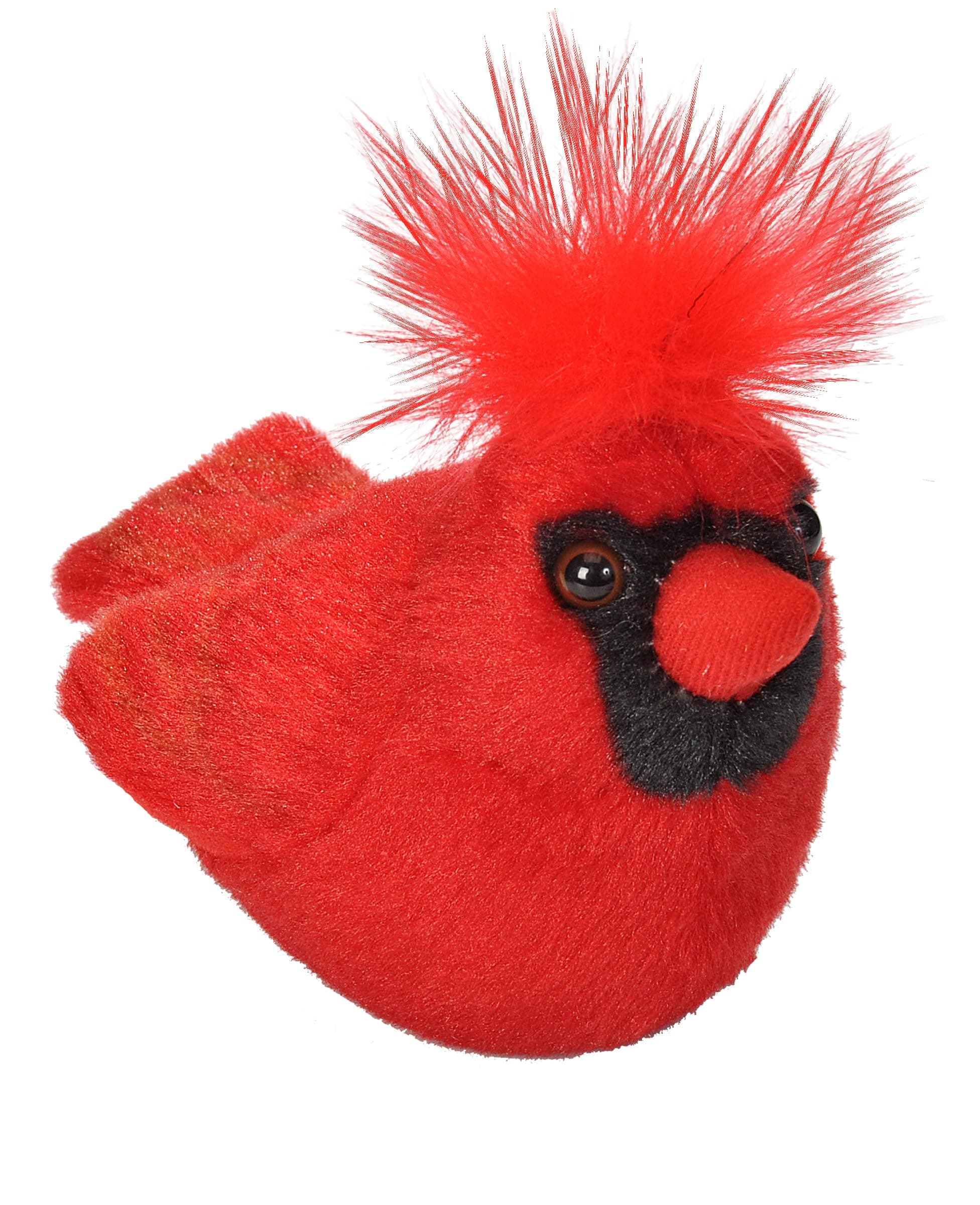 Audubon Birds Northern Cardinal Plush with Authentic Bird Sound, Stuffed Animal, Bird Toys for Kids and Birders