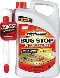 Ready-to-Use Bug Stop Home Barrier AccuShot Power Spray, 1.33-Gallon, 4 Pack
