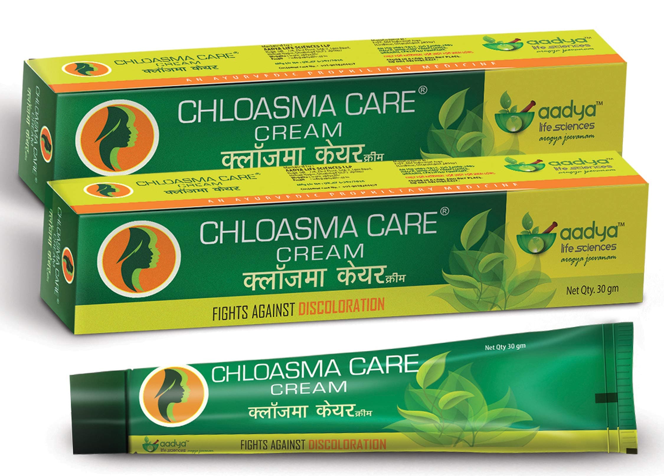 Chloasma Care Cream for Hyper pigmentation, Stretch marks, Blemishes, 30g (Pack of 2)