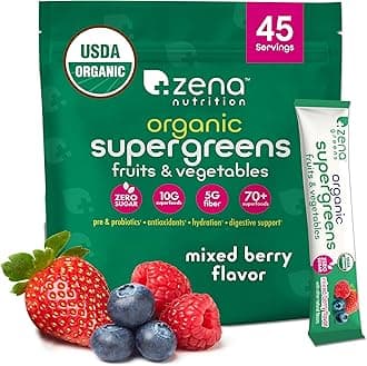 Zena Greens Organic Supergreens Fruit & Vegetable Stick 517.5 gm