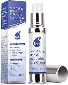 TEREZ & HONOR Anti-Aging Rapid Reduction Eye Cream, Visibly and Instantly Reduces Wrinkles, Under-Eye Bags, Dark Circles in 120 Seconds, Hydrates Lifts Skin (Rapid Anti-Aging Cream [0.34oz])