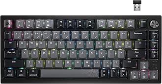 CORSAIR K65 PLUS Wireless 75% RGB Hot-Swappable Mechanical Gaming Keyboard - Lubricated CORSAIR MLX Red Linear Switch - Top Mount - Dual Layer Sound Damping - PBT Keycap - QWERTY NA - Black