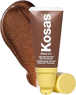 Kosas Glow I.V. Vitamin-Infused Skin Enhancer Face Makeup - Tinted Beauty Highlighter for a Healthy Glow - Energize