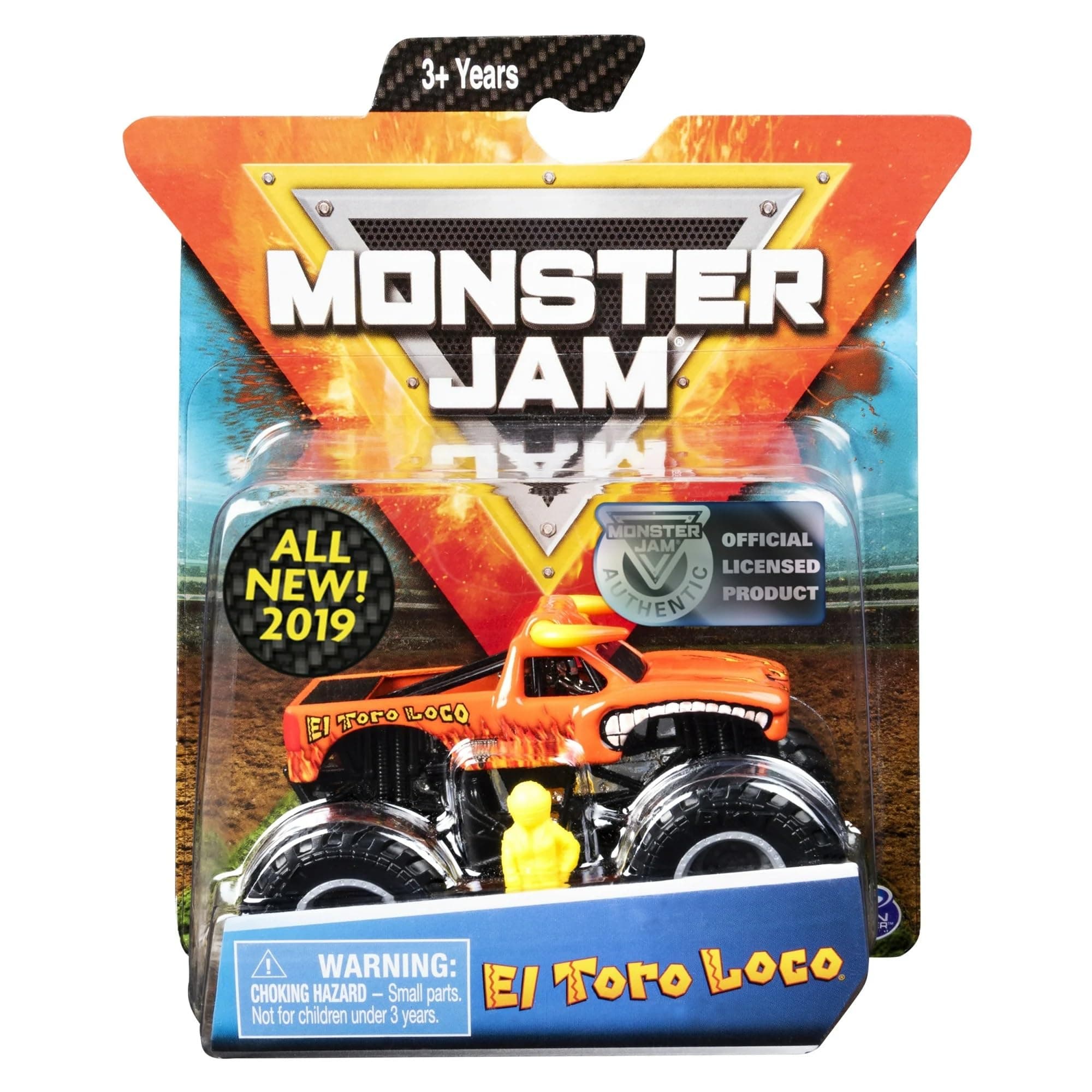 MJ 2019 Spin Master El Toro Loco Monster Jam Diecast 1:64 Scale
